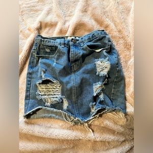 Vintage Boohoo Denim skirt